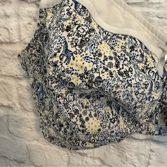 Ulla Popken womens bra 50C all over zebra elephant giraffe print wireless - Picture 4 of 8